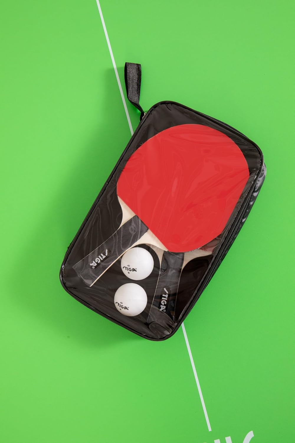 Space Saver - Compact Ping Pong Table - Separate Table Halves - Regulation Height - No Assembly Required