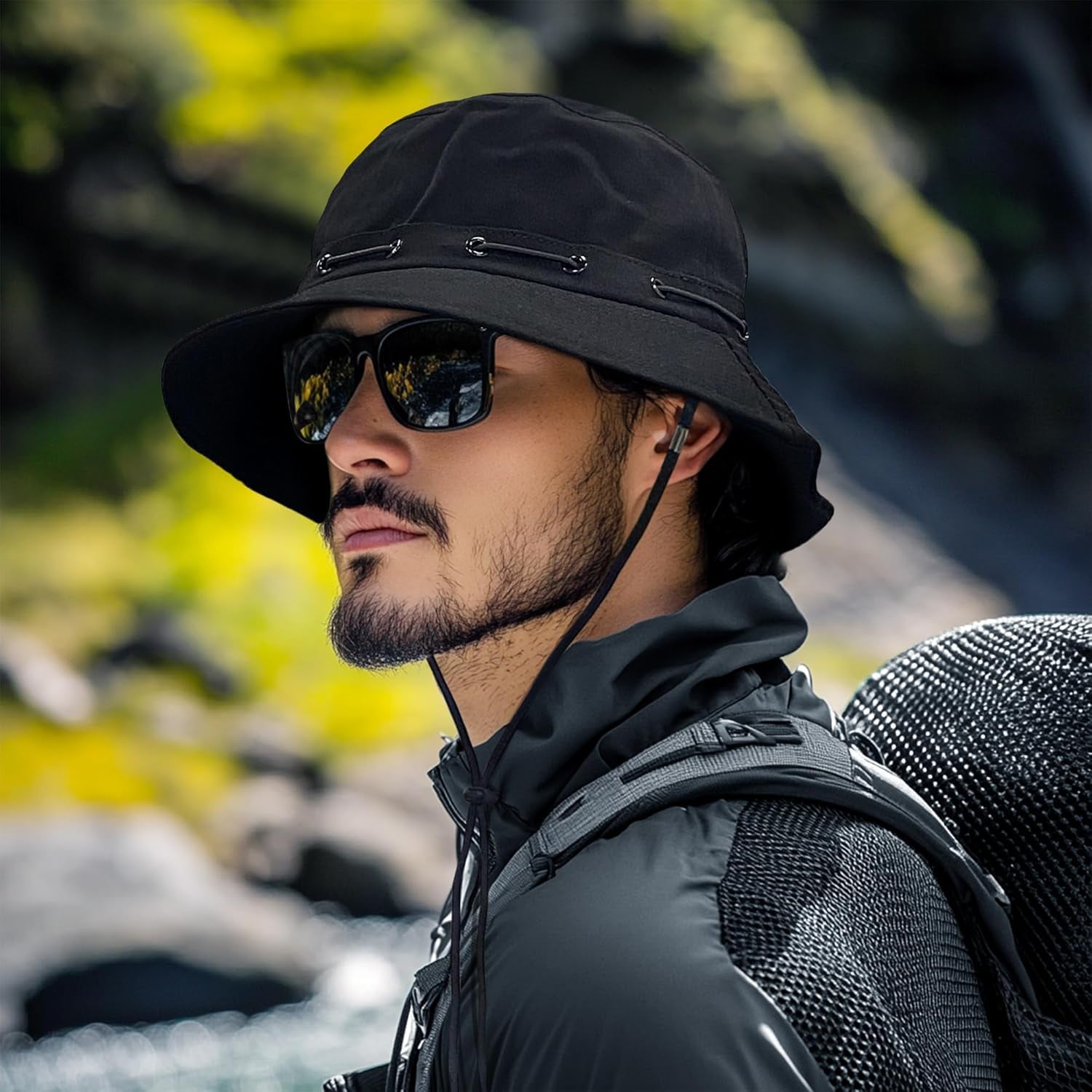 Sun Hats for Women Men UV Protection Boonie Hats Summer Safari Jungle Hat Fishing Beach Hats UPF 50+ Camping Hats