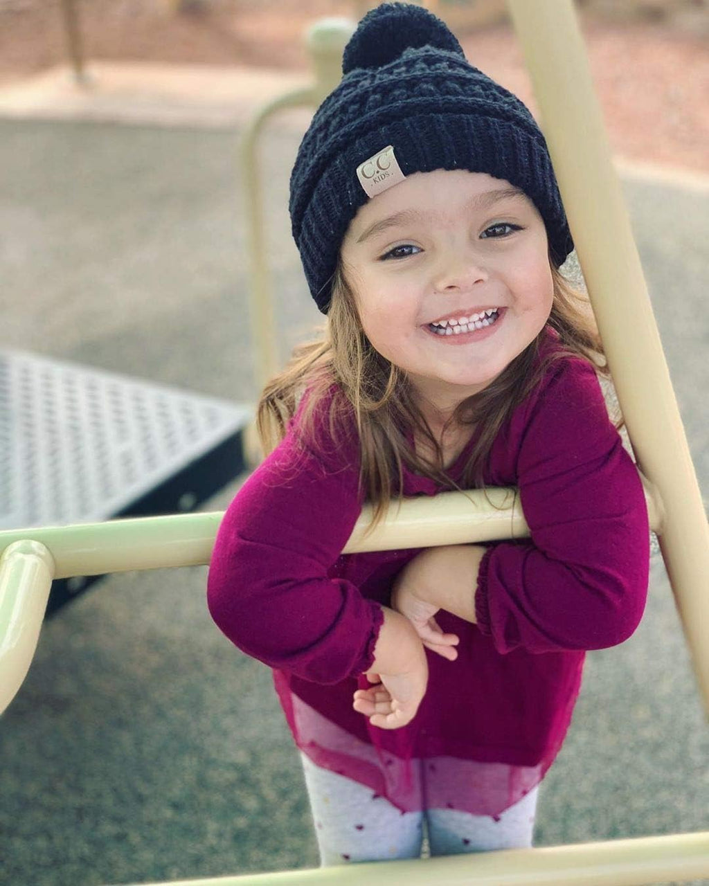 Exclusives Toddler Pom Beanie – Warm Knit Winter Hat for Kids Ages 1–4, Cozy Snow Beanies for Baby Boys & Girls