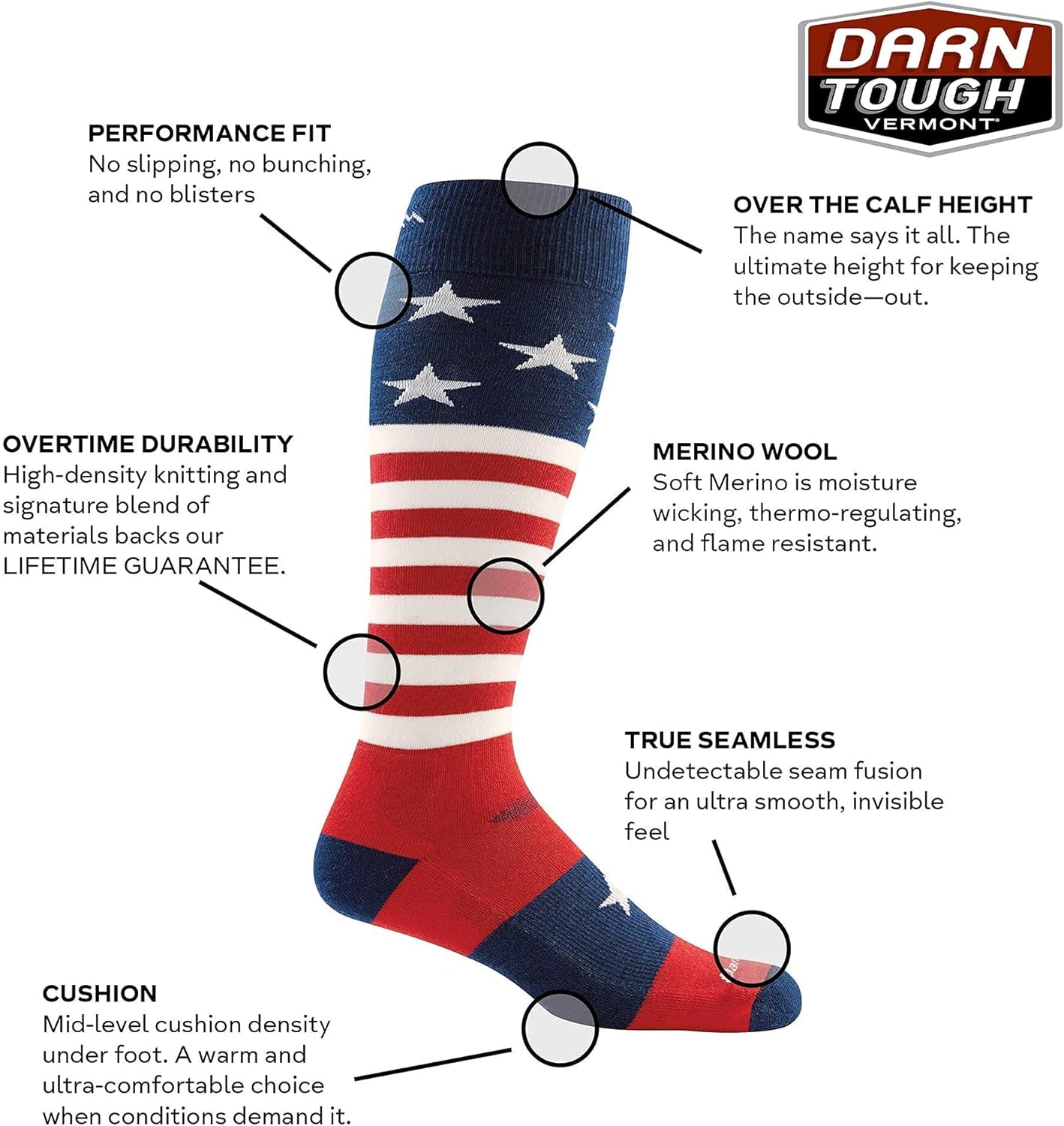 Captain America Cushion Sock - Men'S