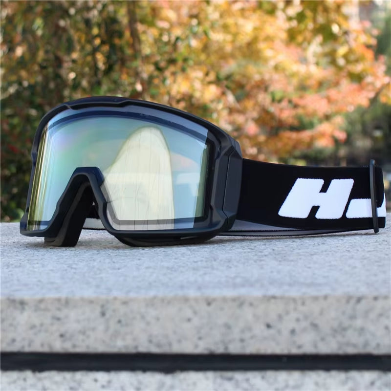 Ski Goggles over Glasses Double Lens Layers Anti-Fog Big Ski Mask Glasses Skiing Men Snow Snowboard Goggles Winter Eyewear