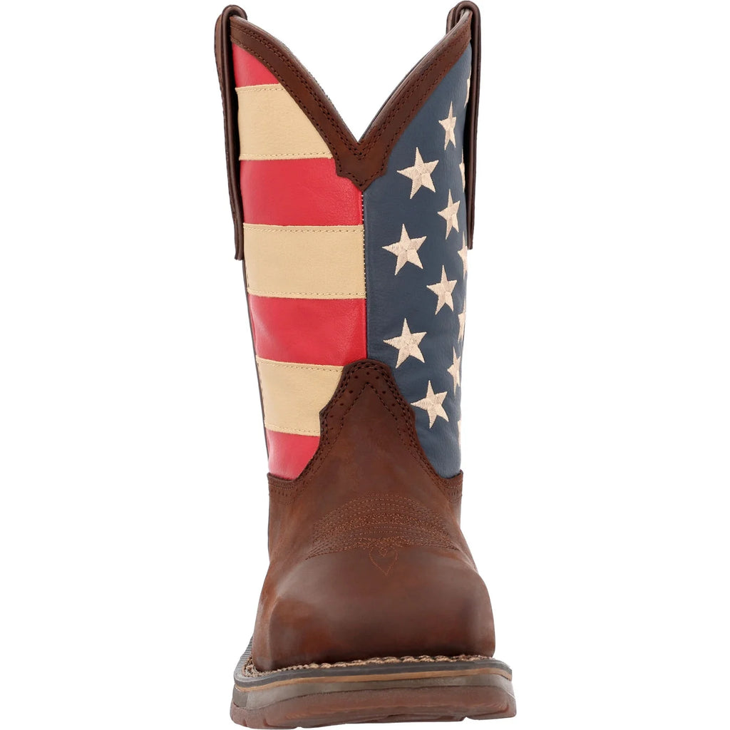 ® Workin' Rebel™ Patriotic Steel Toe Work Boot