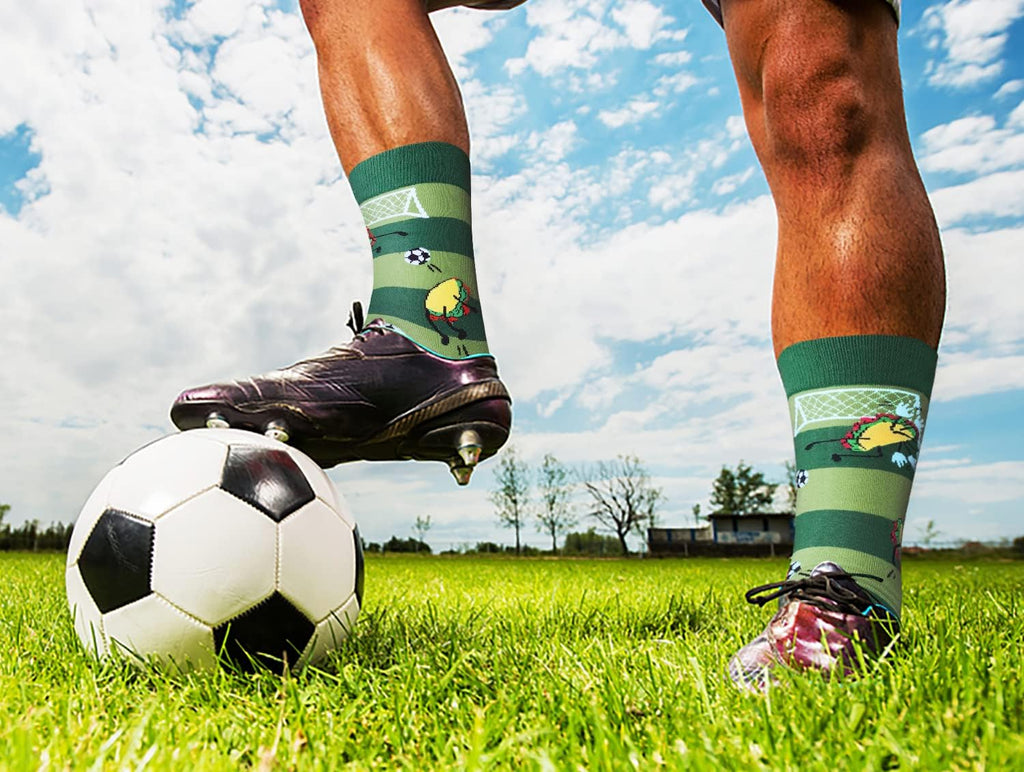 Novelty Socks Gift for Men Game Corgi World Cup Soccer Beer Fox Snake Break a Leg Socks …