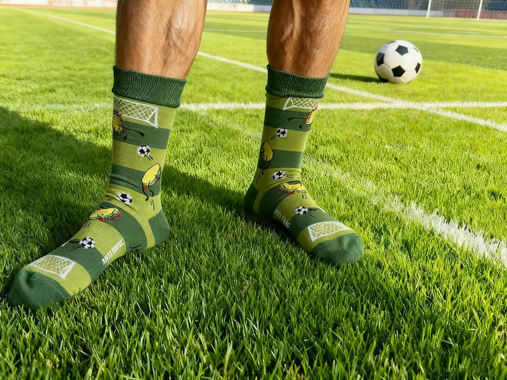 Novelty Socks Gift for Men Game Corgi World Cup Soccer Beer Fox Snake Break a Leg Socks …