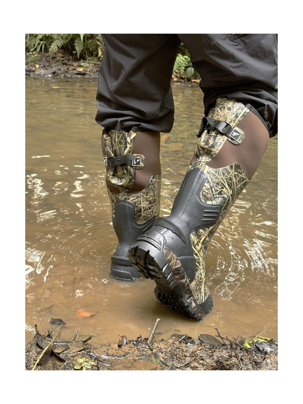 8 Fans Rubber Hunting Boots with 1000G Thinsulate Insulation,Nex