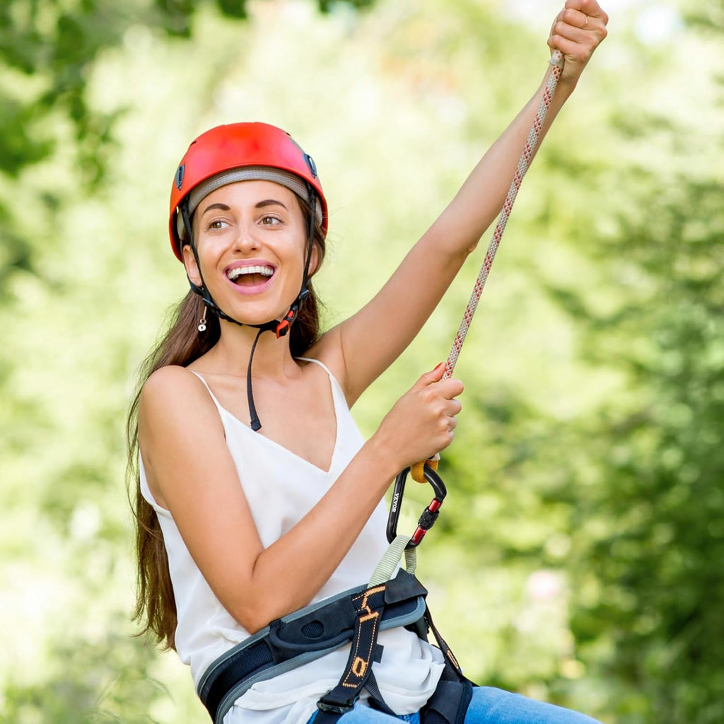 Climbing Carabiner Clips, 3 PCS Heavy Duty Carabiner, Professional 30Kn(6744Lbs)