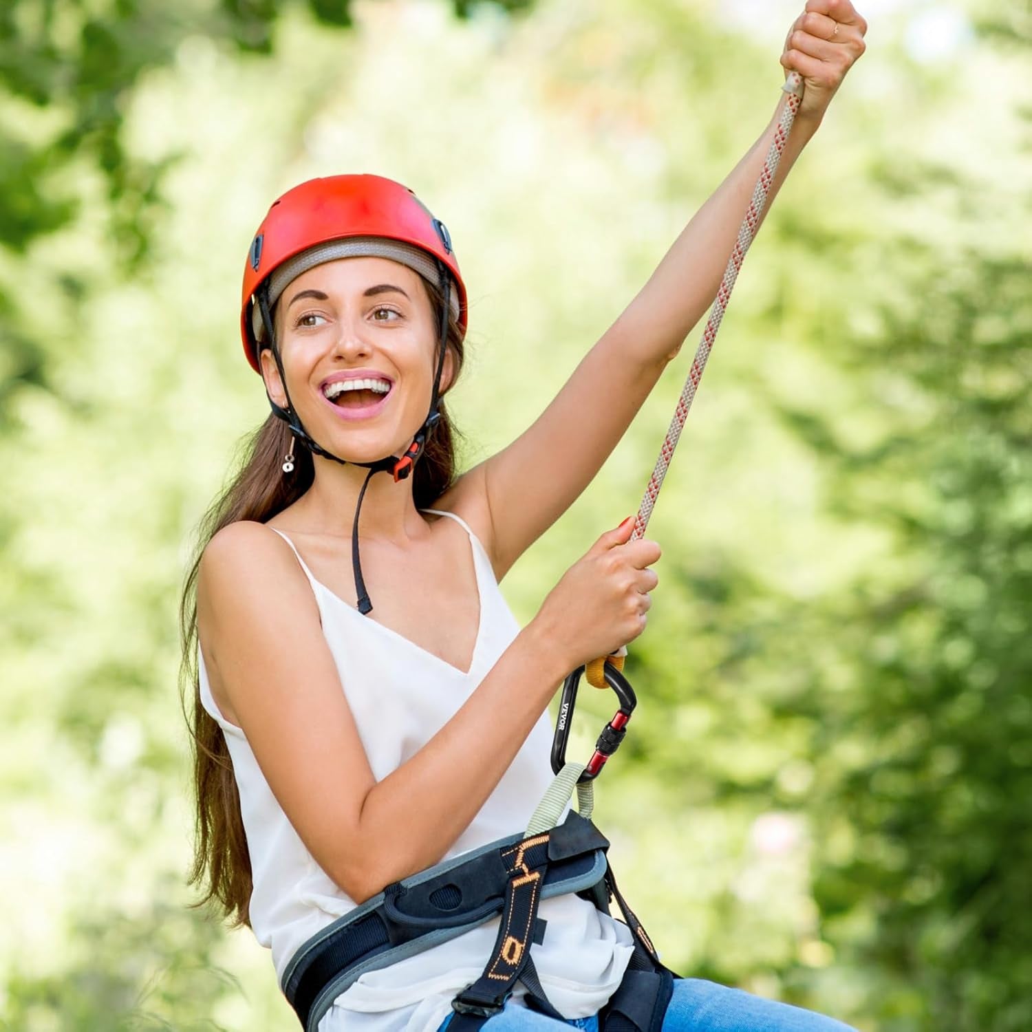 Climbing Carabiner Clips, 3 PCS Heavy Duty Carabiner, Professional 30Kn(6744Lbs)