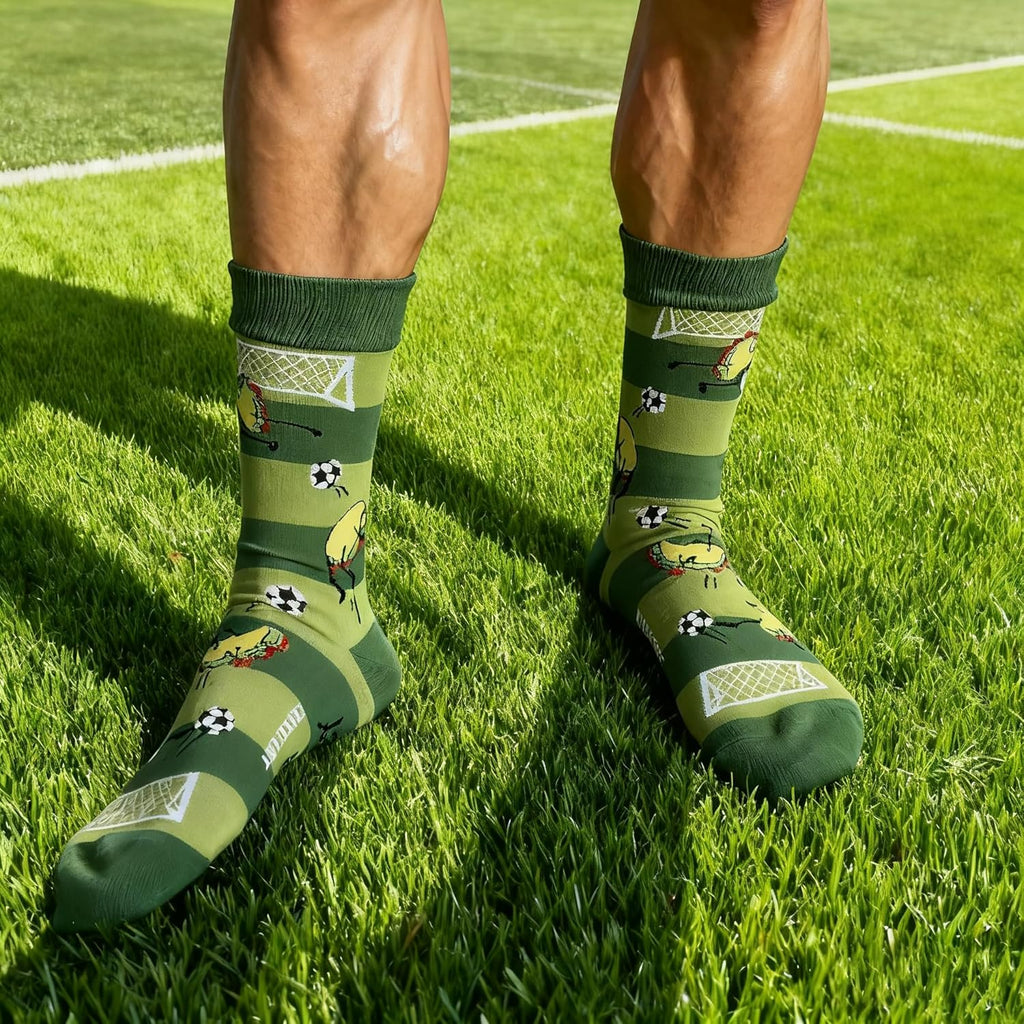 Novelty Socks Gift for Men Game Corgi World Cup Soccer Beer Fox Snake Break a Leg Socks …