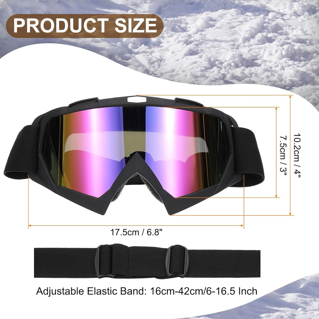 Dirt Bike Goggles Motorcycle Goggles ATV Goggles Ski Goggles Racing Helmet Goggles for Sky Diving Ski Riding