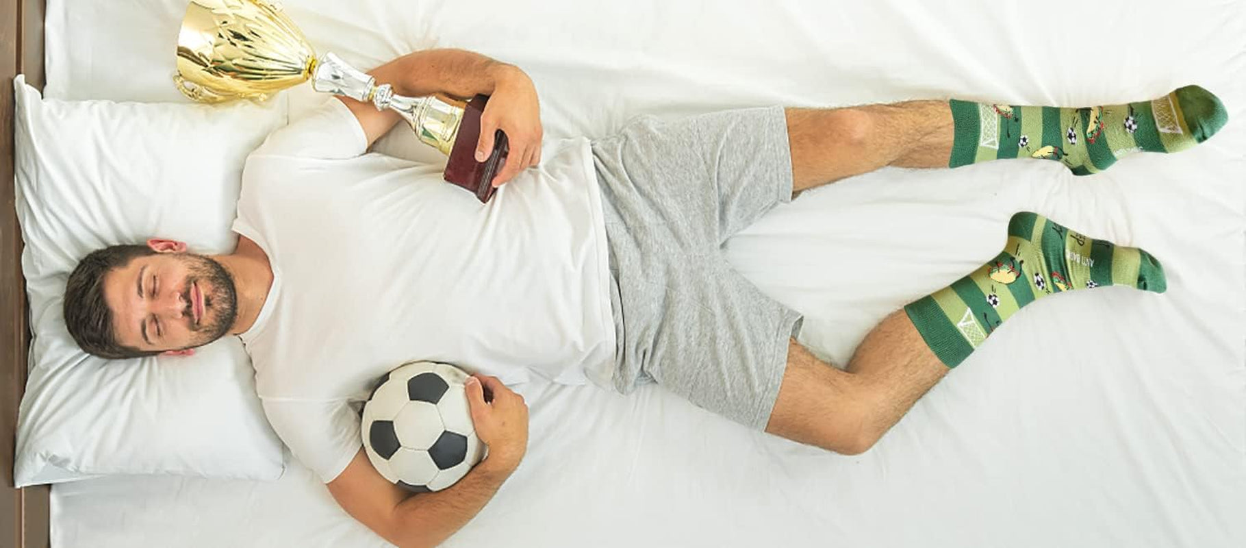 Novelty Socks Gift for Men Game Corgi World Cup Soccer Beer Fox Snake Break a Leg Socks …