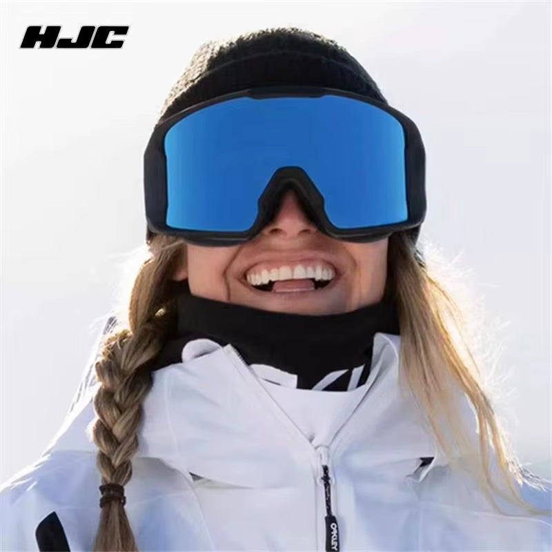 Ski Goggles over Glasses Double Lens Layers Anti-Fog Big Ski Mask Glasses Skiing Men Snow Snowboard Goggles Winter Eyewear