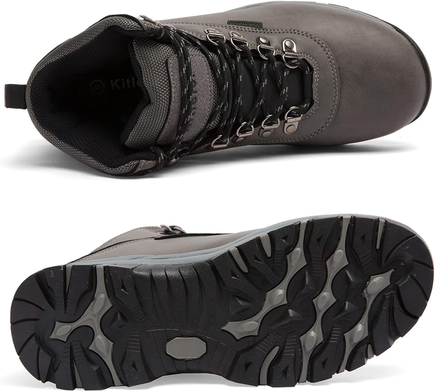 Mens Waterproof Hiking Boots Lightweight Outdoor Work Boots Hiking Shoes