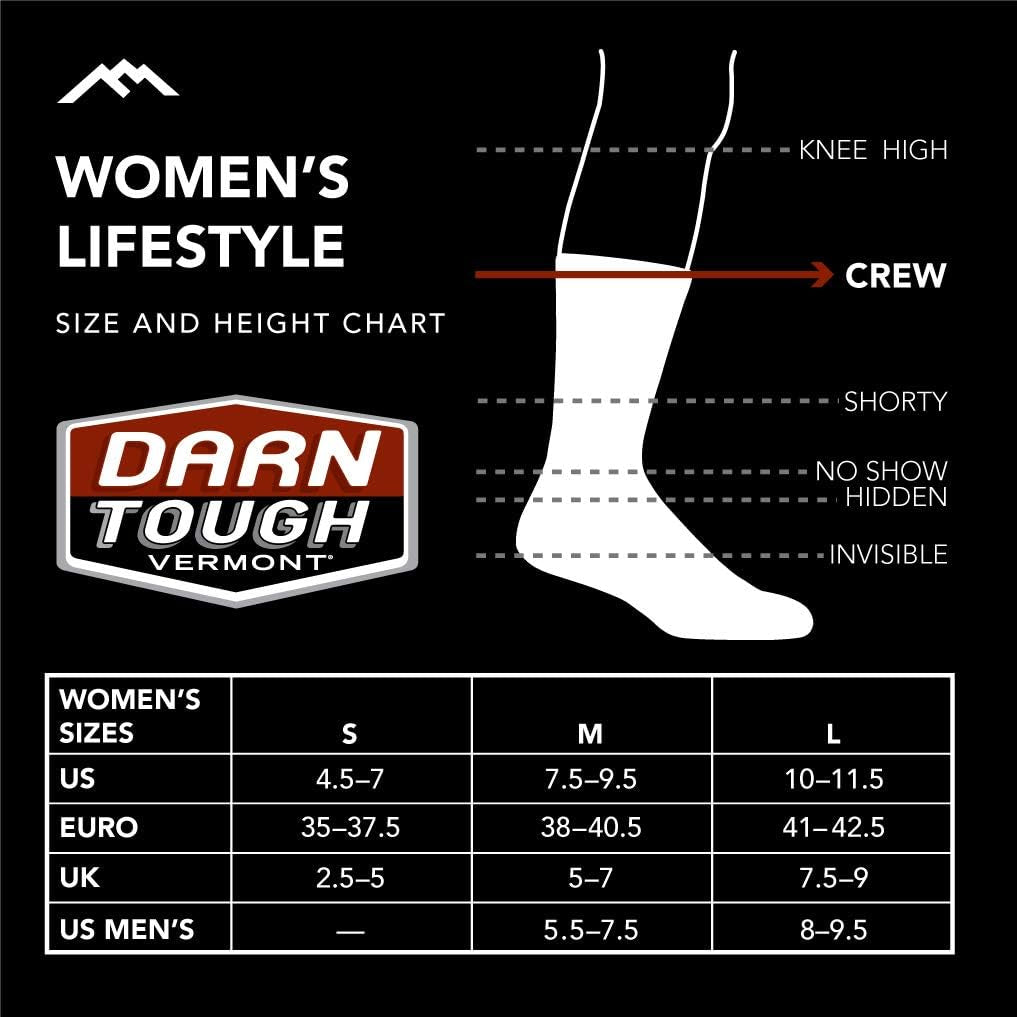 Women'S Pixie Crew Lightweight Lifestyle Sock (Style 1692) -
