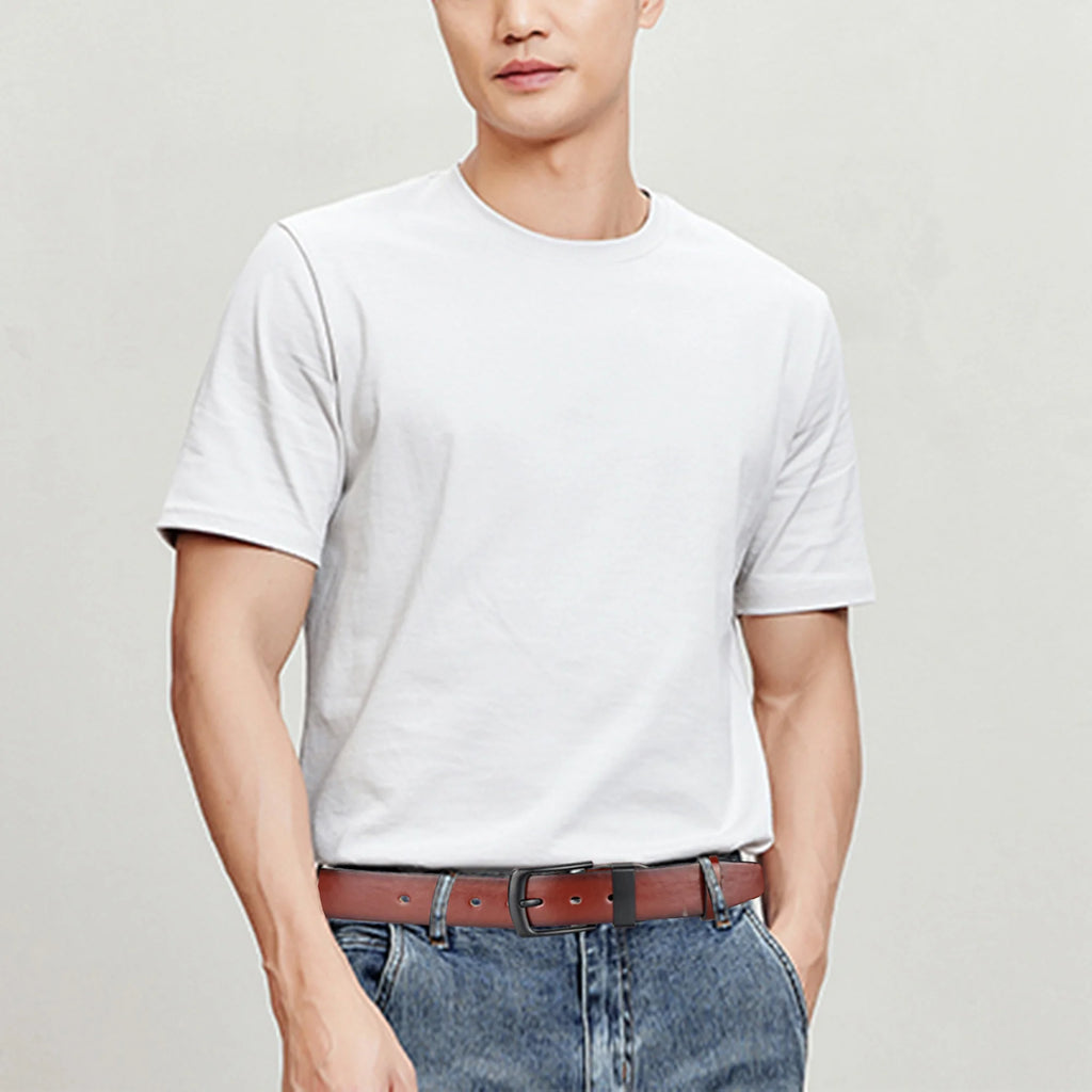 Men Belts Brown Belts for Men Casual Dress Belt