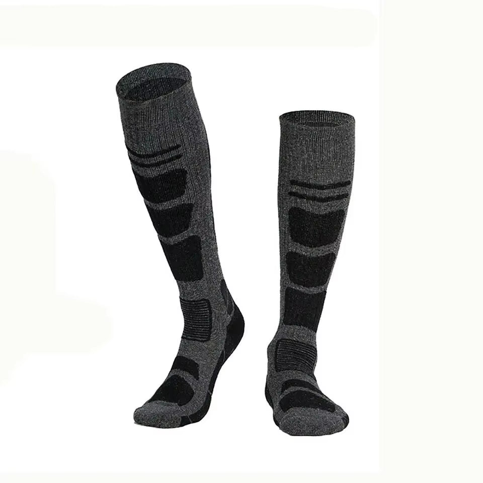 Merino Wool Thermal Socks Long Tube Outdoor Sports Thermal Socks Ski Hiking Ski Mountaineering Sports Socks for Men Women