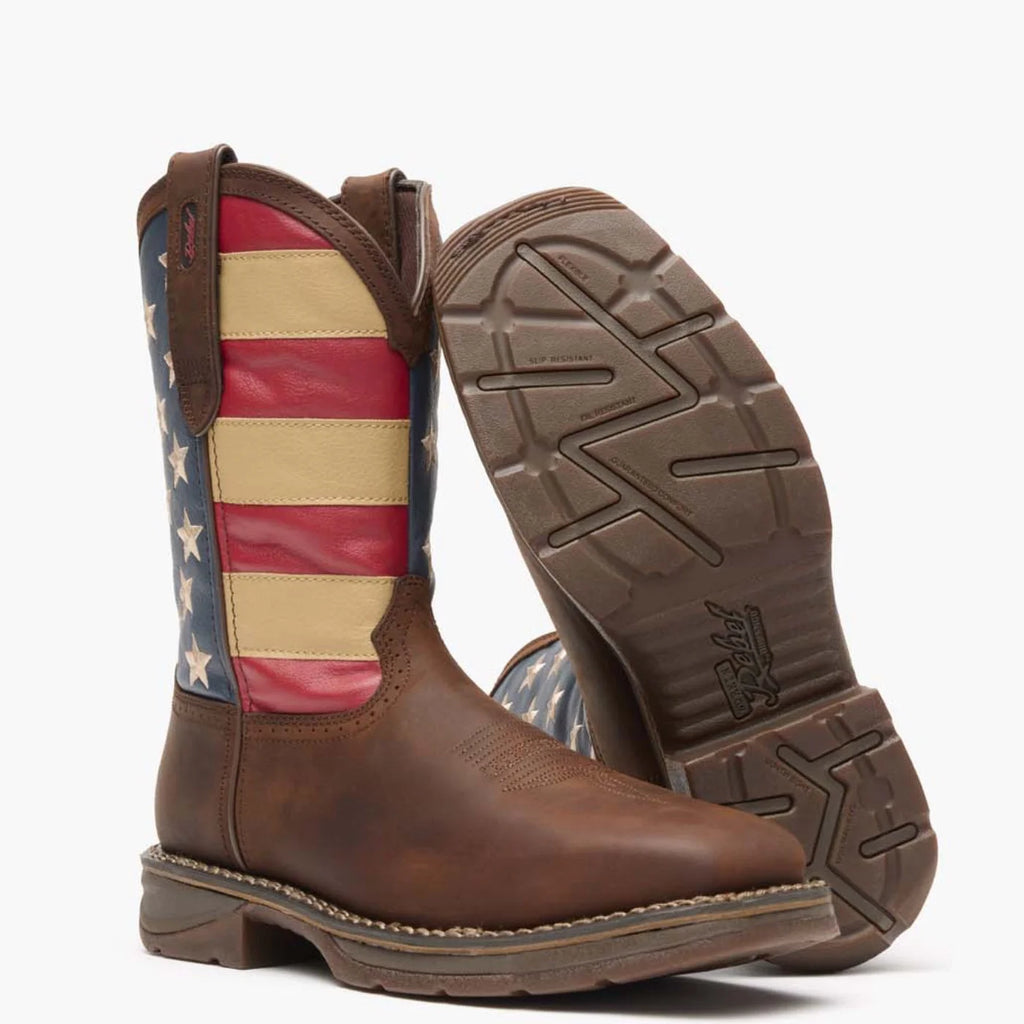 ® Workin' Rebel™ Patriotic Steel Toe Work Boot