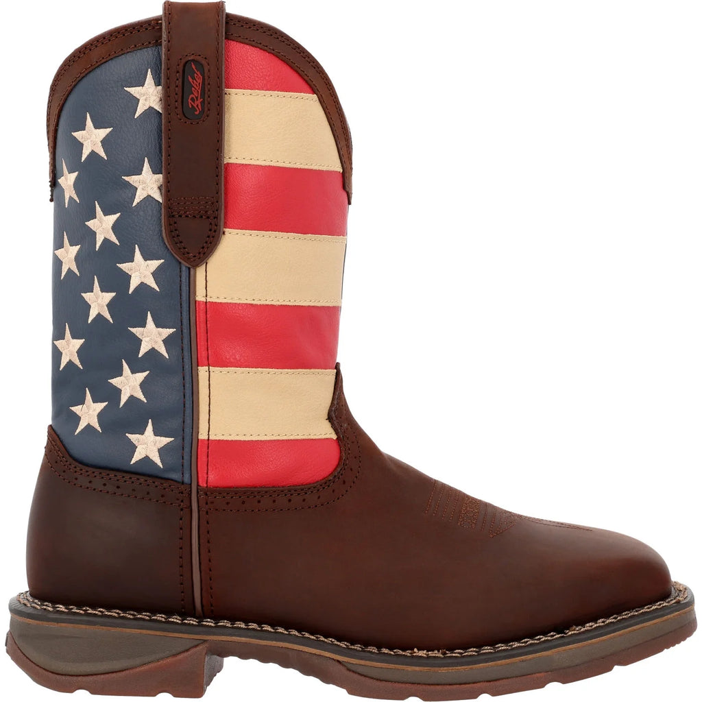 ® Workin' Rebel™ Patriotic Steel Toe Work Boot