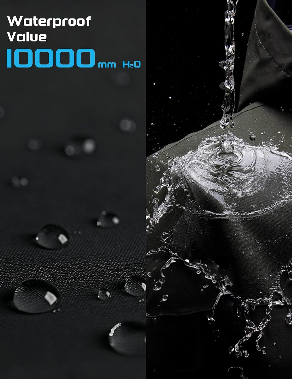 Men'S Jacket Tactical Performance Waterproof Softshell Jackets Fleece Lined Ski Snow Winter Windbreaker