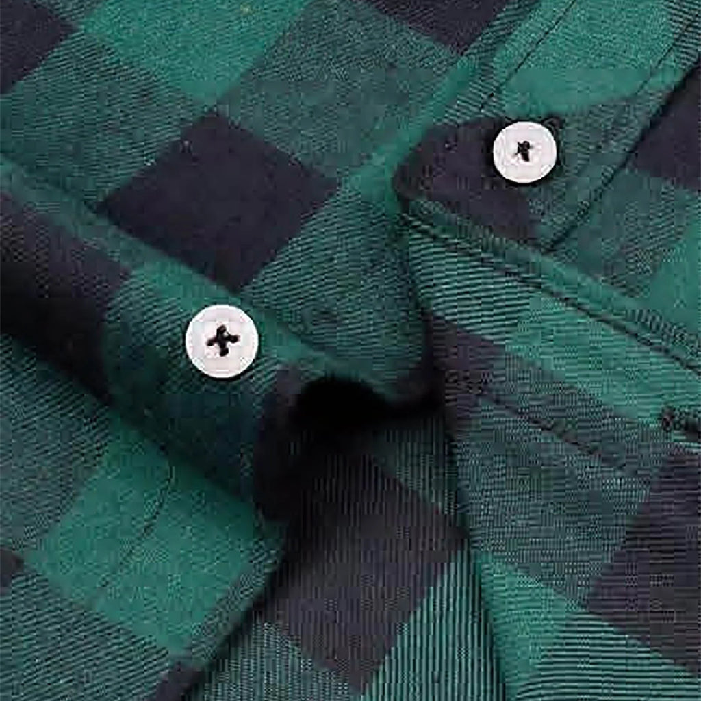 Mens Flannel Shirt Regular Fit Long Sleeve Button down Casual Plaid Flannel Shirt with Pockets