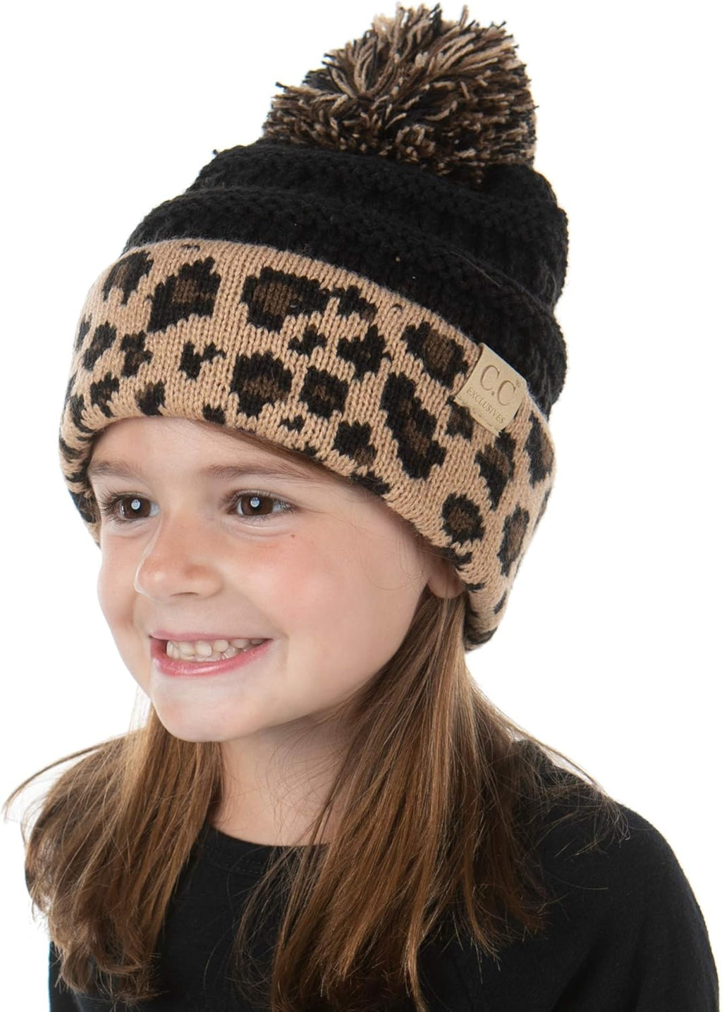 Exclusives Toddler Pom Beanie – Warm Knit Winter Hat for Kids Ages 1–4, Cozy Snow Beanies for Baby Boys & Girls