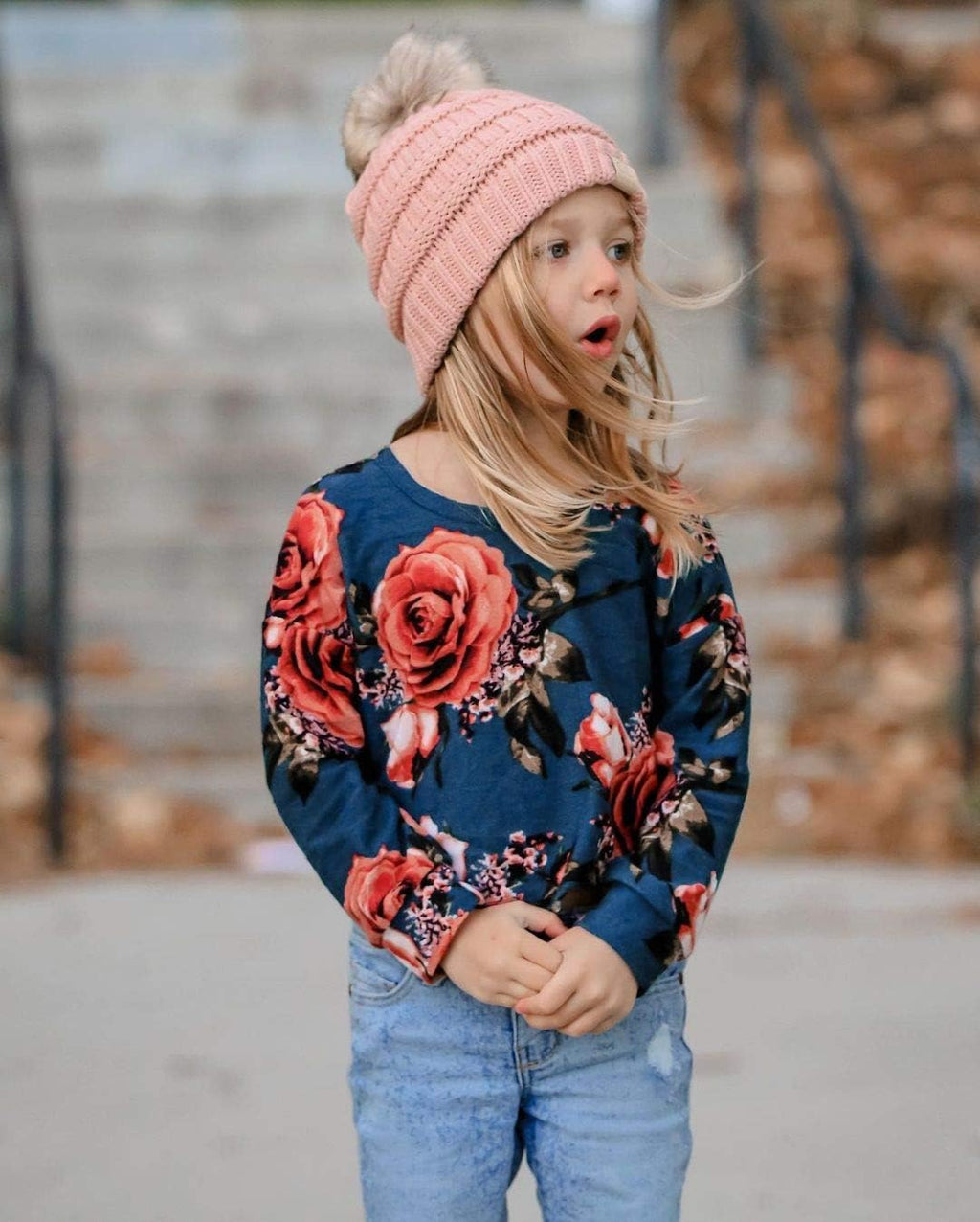 Exclusives Toddler Pom Beanie – Warm Knit Winter Hat for Kids Ages 1–4, Cozy Snow Beanies for Baby Boys & Girls