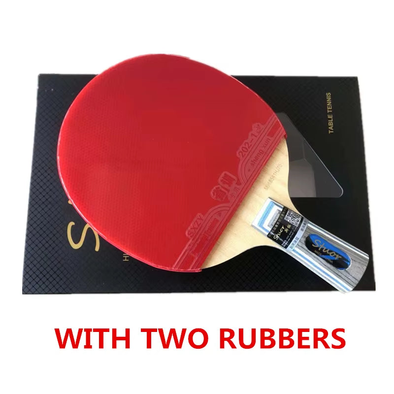 7Ply Carbon Fiber Table Tennis Blade Lightweight Ping Pong Racket Blade Table Tennis Accessories Table Tennis Bat