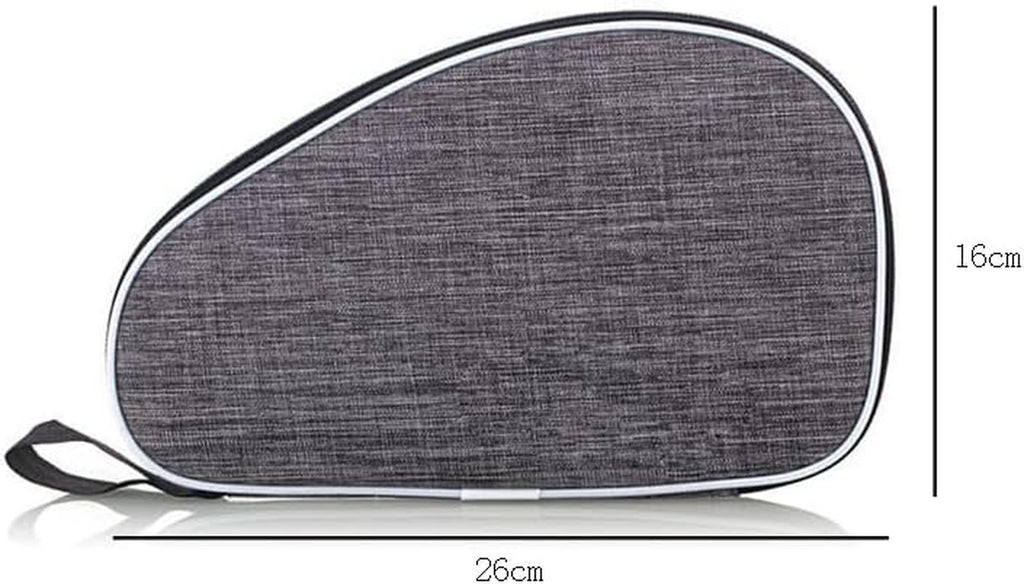 1 Piece Table Tennis Bag Racket Case Covers Pingpong Paddle Cases Cover Storage Bag Table Tenni Bat Cover Cases Table Tennis Paddle Bag, Grey