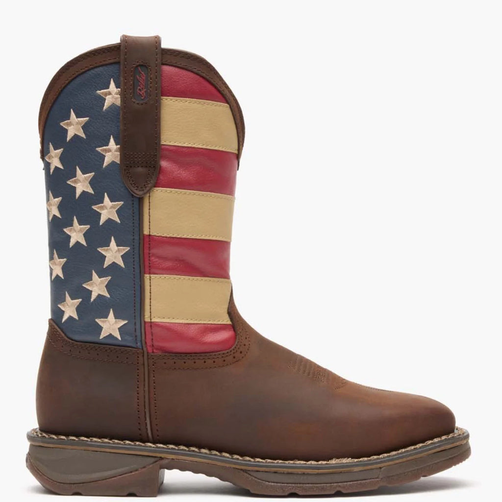 ® Workin' Rebel™ Patriotic Steel Toe Work Boot